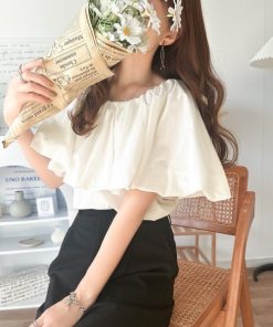 classicalelf 「classicalelf」 ノースリーブブラウス MEDIUM オフホワイト レディース