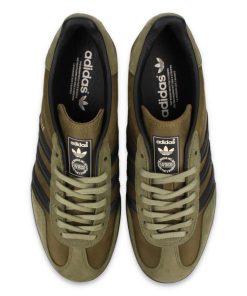 GAZELLE（adidas Originals） adidas GAZELLE INDOOR アディダス ガゼル ガッツレー インドア メンズ レディース FOCUS OLIVE/CORE BLACK/GUM カーキグリーン IH4772