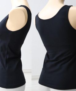 Suteteko タンクトップ カップ付き インナー 綿 レディース S M L LL ブラトップ 下着 肌着 シャツ ノンワイヤー タンク ブラタンク 綿混 リラックス 楽 女性 (在庫限り)